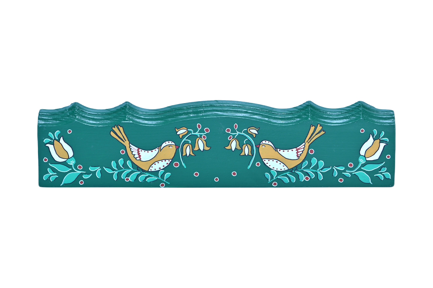 Pictură pe lemn orizontală/margine decorativă pin