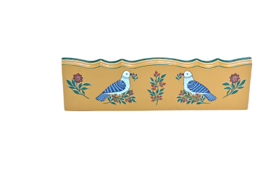 Pictură pe lemn orizontală/margine decorativă