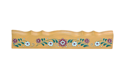 Pictură pe lemn orizontală/margine decorativă pin