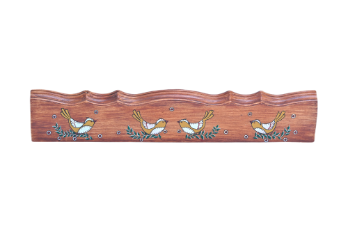Pictură pe lemn orizontală/margine decorativă pin