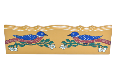 Pictură pe lemn orizontală/margine decorativă pin