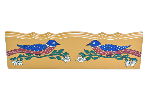Pictură pe lemn orizontală/margine decorativă pin