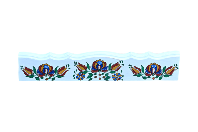 Pictură pe lemn orizontală/margine decorativă pin